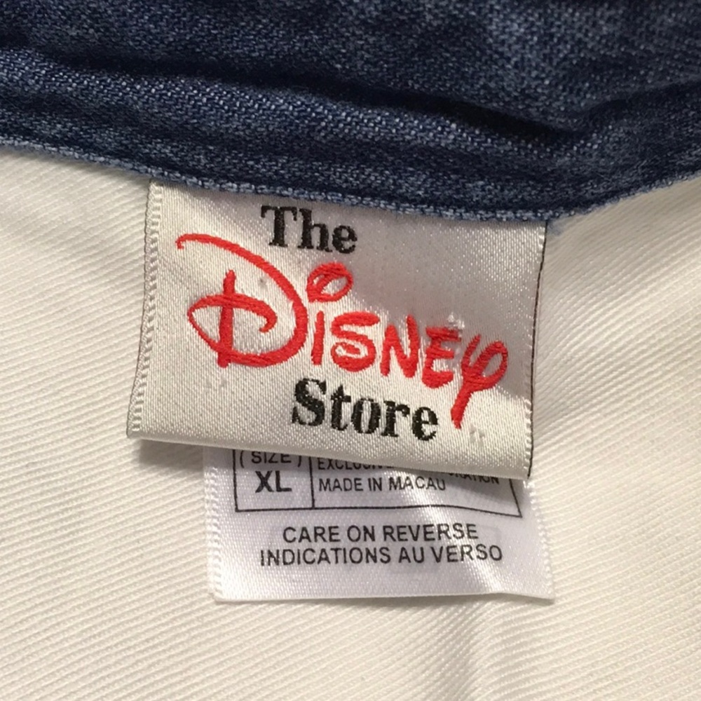 NWT DISNEYSTORE TIGGER LONG SLEEVE COTTON SHIRT. SZ.XL DENIM COLLAR. SHIRT TAIL - Picture 3 of 13